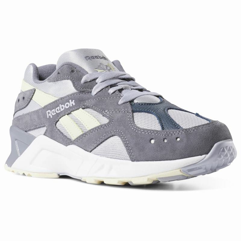 Reebok Aztrek Tenisky Damske - Siva/Biele/Modre/Žlté RL9970PO